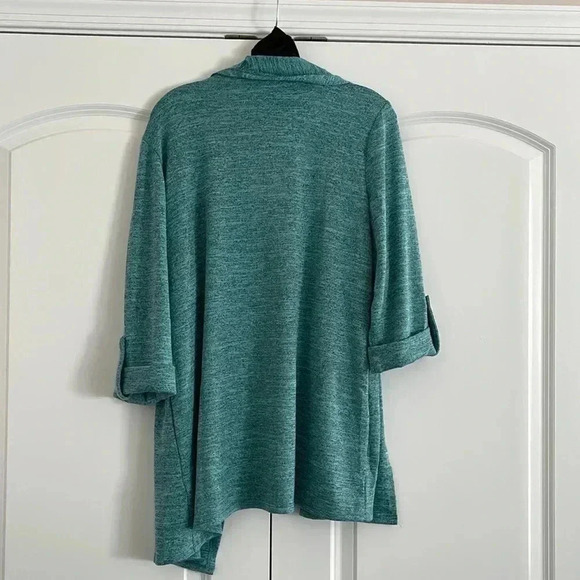 NY Collection Sweater With Attached Face Covering​​ - Picture 13 of 16